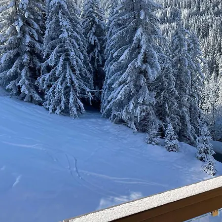 Lägenhet Cozy Penthouse With View & Parking Courchevel